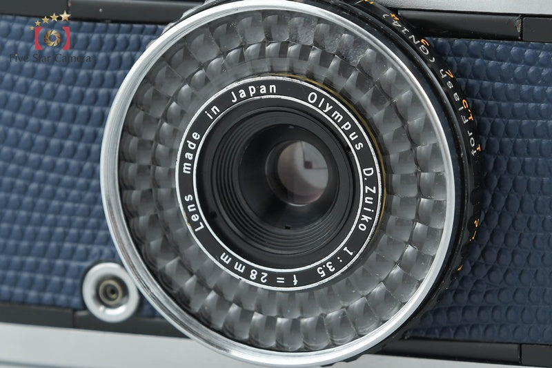 Olympus PEN EE-3 Navy 35mm Half Frame Film Camera D.Zuiko 28mm f/3.5