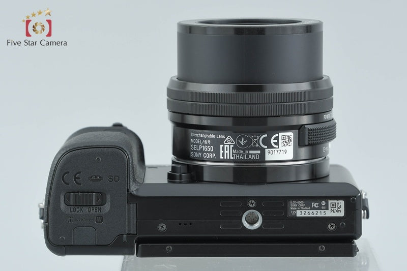 "Count 962" Sony α6000 ILCE-6000 Black 24.3 MP 16-50 Lens [Multiple Languages]