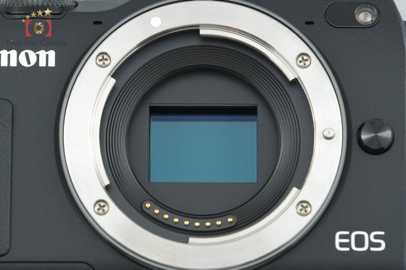 Canon EOS M Black 18.0 MP Mirrorless Camera EF-M 18-55 IS STM Lens