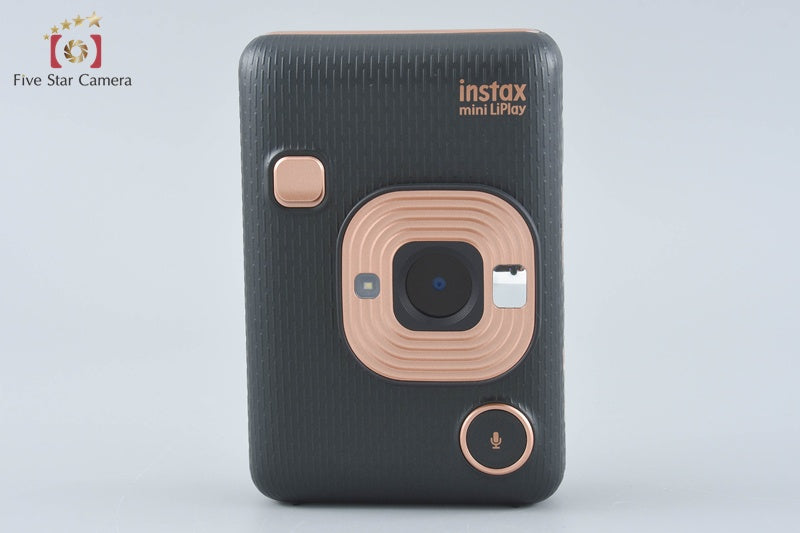 FUJIFILM Instax Mini LiPlay Elegant Black Instant Film Camera