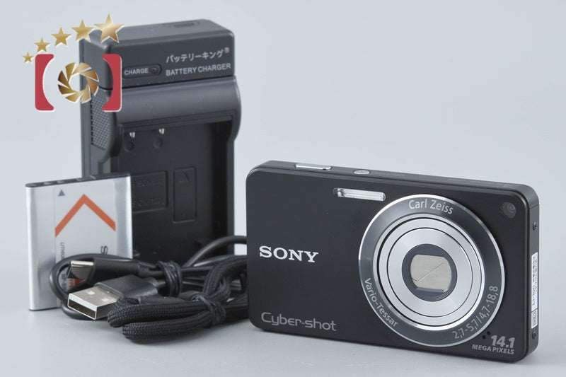 Sony Cyber-Shot DSC-W350 Black 14.1 MP Digital Camera [Japanese Language Only]