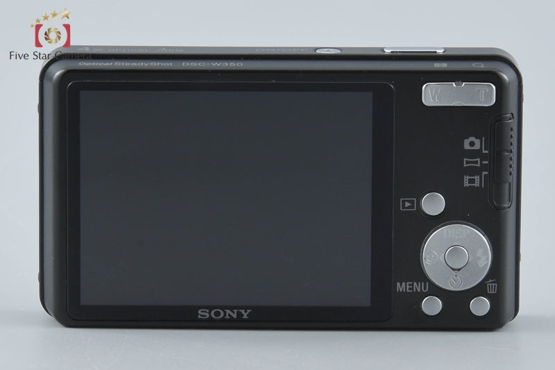 Sony Cyber-Shot DSC-W350 Black 14.1 MP Digital Camera [Japanese Language Only]
