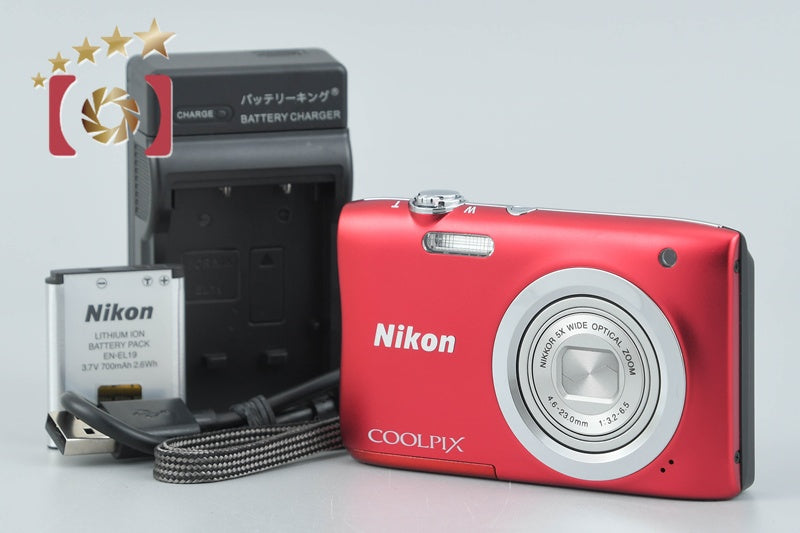 Nikon COOLPIX A100 Red 20.0 MP Digital Camera