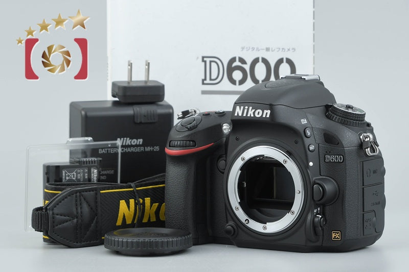 "Shutter count 200" Nikon D600 24.3 MP Full Frame Digital SLR Camera Body