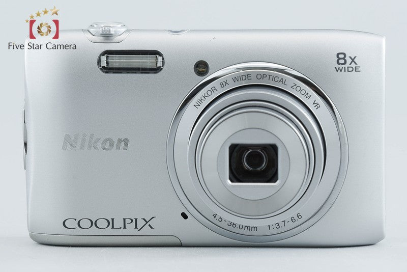 Nikon COOLPIX S3600 Crystal Silver 20.0 MP Digital Camera