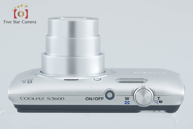 Nikon COOLPIX S3600 Crystal Silver 20.0 MP Digital Camera