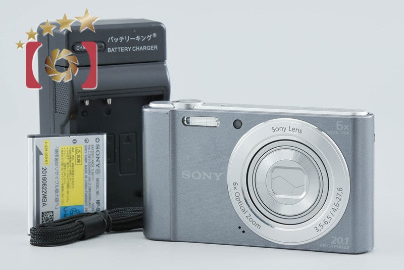 Sony Cyber-Shot DSC-W810 Silver 20.1 MP Digital Camera [Japanese Language Only]