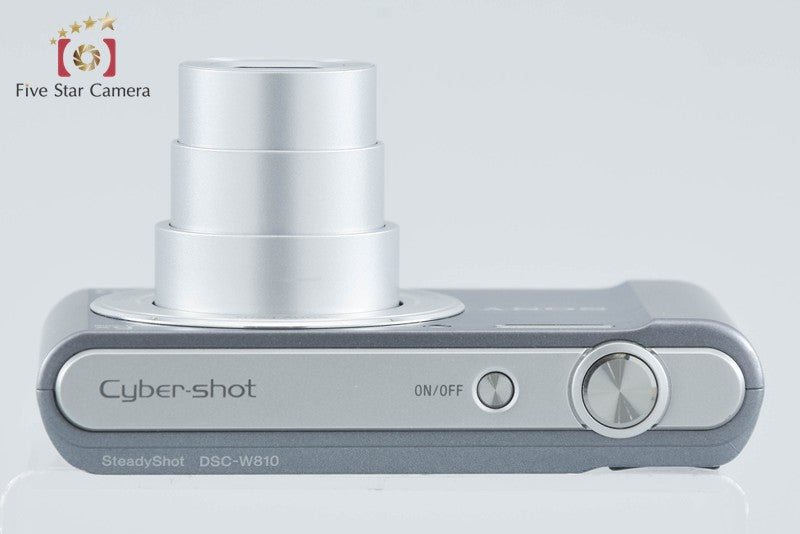 Sony Cyber-Shot DSC-W810 Silver 20.1 MP Digital Camera [Japanese Language Only]
