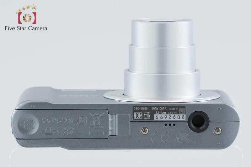 Sony Cyber-Shot DSC-W810 Silver 20.1 MP Digital Camera [Japanese Language Only]