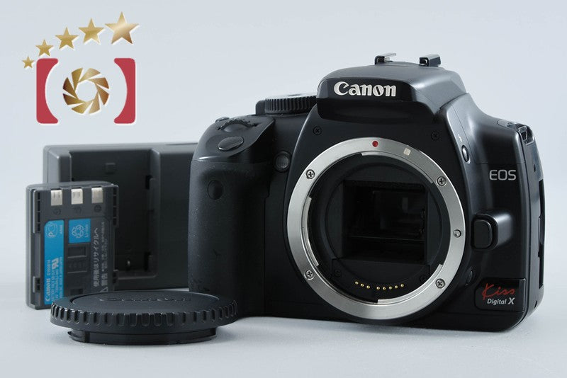 Canon EOS kiss Digital X Black 10.1 MP Digital SLR Camera Body
