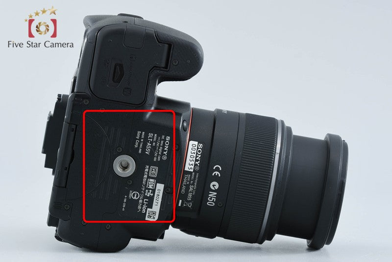 SONY α55 SLT-A55V 16.2 MP 18-55 Lens [Japanese Language Only]