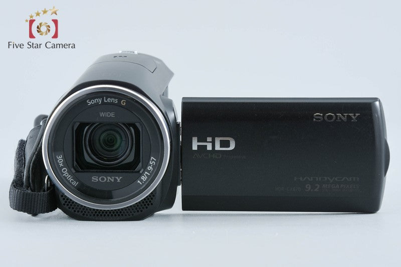 Sony Handycam HDR-CX670 Black Digital HD Video Camera [Multiple Languages]