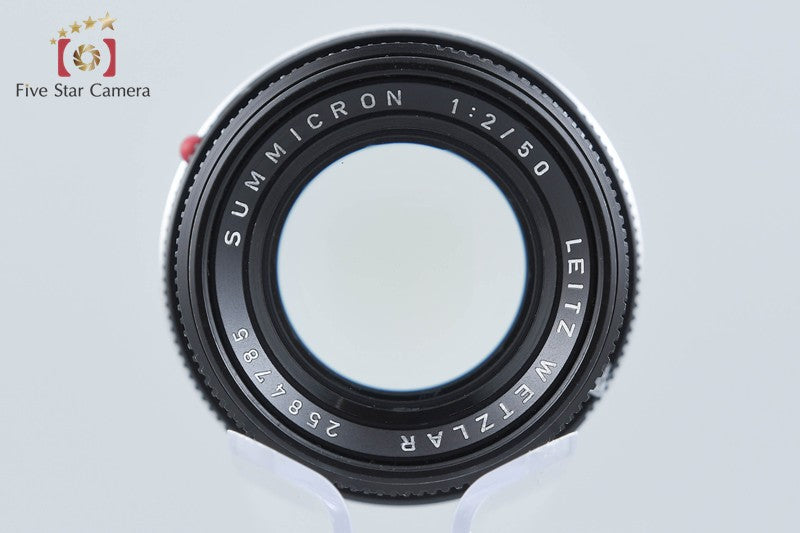 Leica Summicron 50mm f/2 2nd Leica M Mount 2026.08 Overhauled!!
