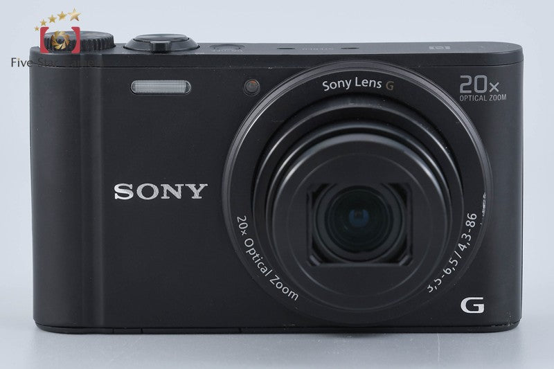 Sony Cyber-Shot DSC-WX350 Black 18.2 MP Digital Camera [Multiple Languages]