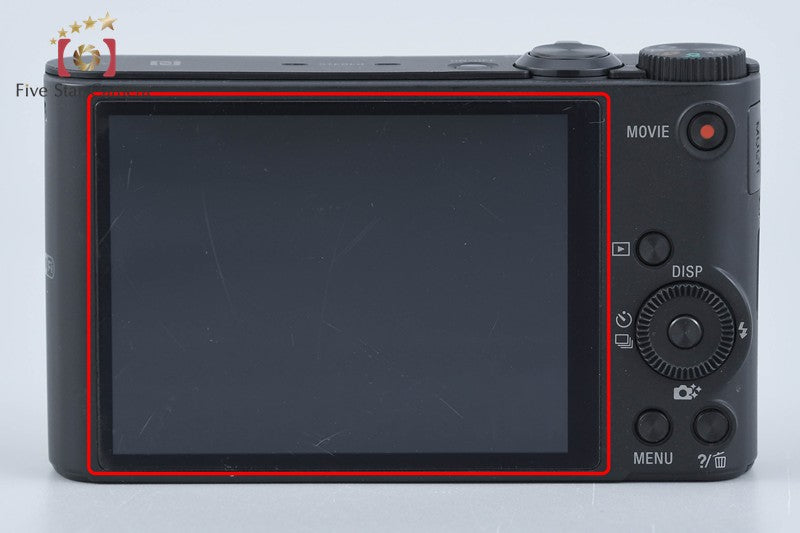 Sony Cyber-Shot DSC-WX350 Black 18.2 MP Digital Camera [Multiple Languages]