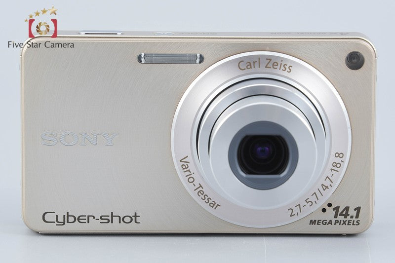 Sony Cyber-Shot DSC-W350 Gold 14.1 MP Digital Camera [Japanese Language Only]