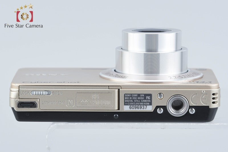Sony Cyber-Shot DSC-W350 Gold 14.1 MP Digital Camera [Japanese Language Only]