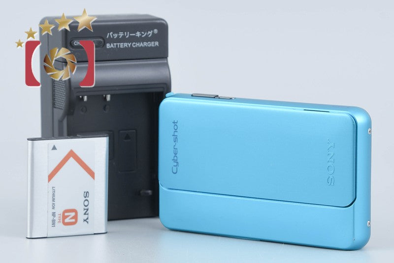 Sony Cyber-Shot DSC-TX10 Blue 16.2 MP Digital Camera [Japanese Language Only]