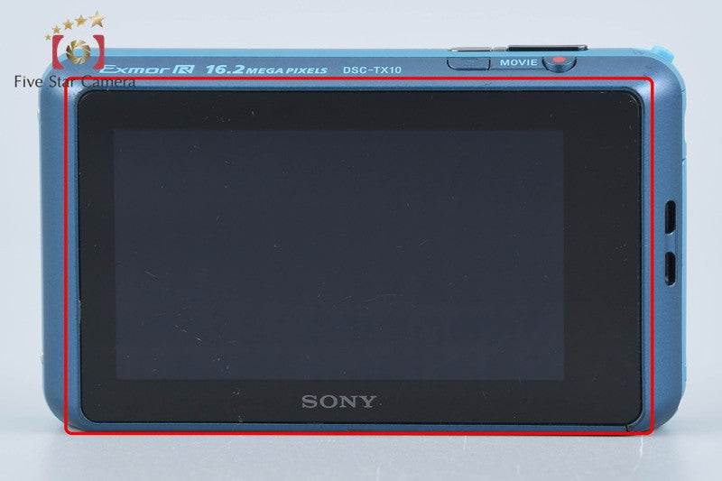 Sony Cyber-Shot DSC-TX10 Blue 16.2 MP Digital Camera [Japanese Language Only]