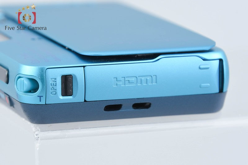Sony Cyber-Shot DSC-TX10 Blue 16.2 MP Digital Camera [Japanese Language Only]