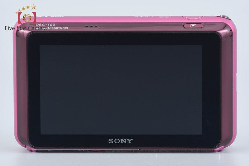 Sony Cyber-Shot DSC-T99 Pink 14.1 MP Digital Camera [Japanese Language Only]