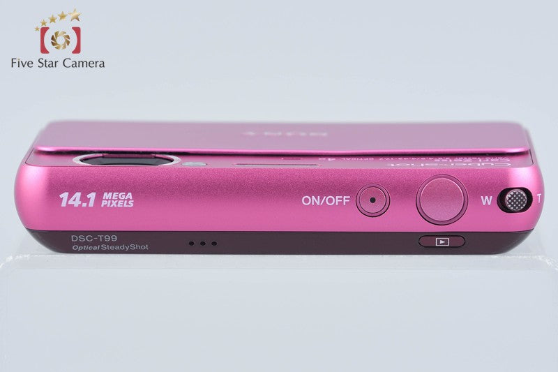 Sony Cyber-Shot DSC-T99 Pink 14.1 MP Digital Camera [Japanese Language Only]