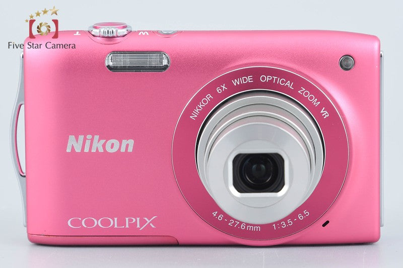 Nikon COOLPIX S3300 Strawberry Pink 16.0 MP Digital Camera