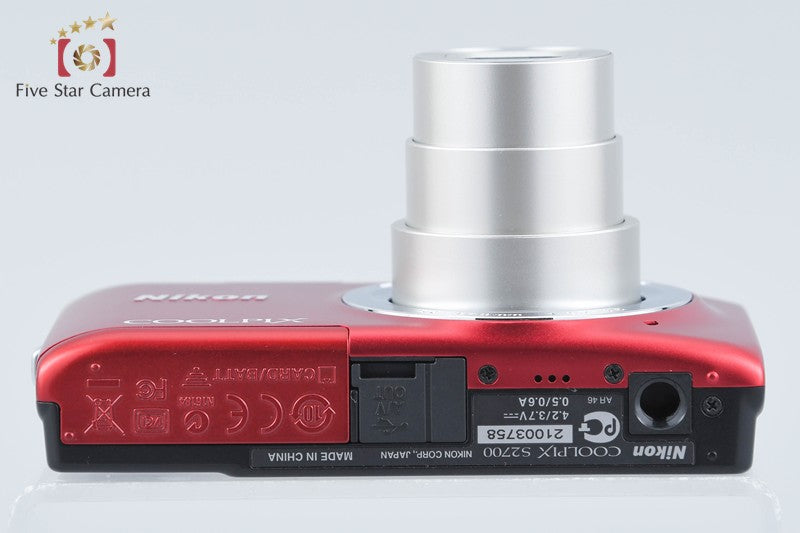 Nikon COOLPIX S2700 Red 16.0 MP Digital Camera