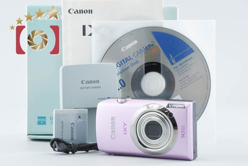 Canon IXY 10S Pink 14.1 MP Digital Camera w/ Box