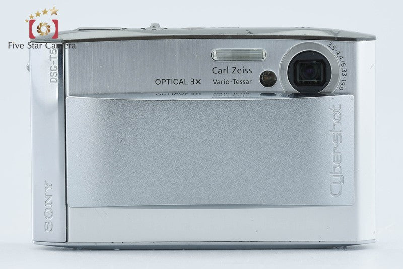 Sony Cyber-Shot DSC-T5 Silver 5.1 MP Digital Camera [Japanese Language Only]