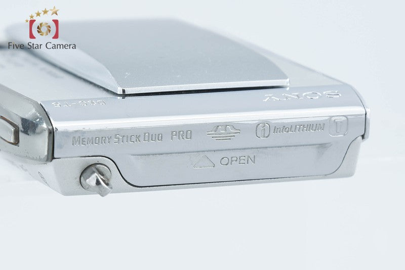 Sony Cyber-Shot DSC-T5 Silver 5.1 MP Digital Camera [Japanese Language Only]