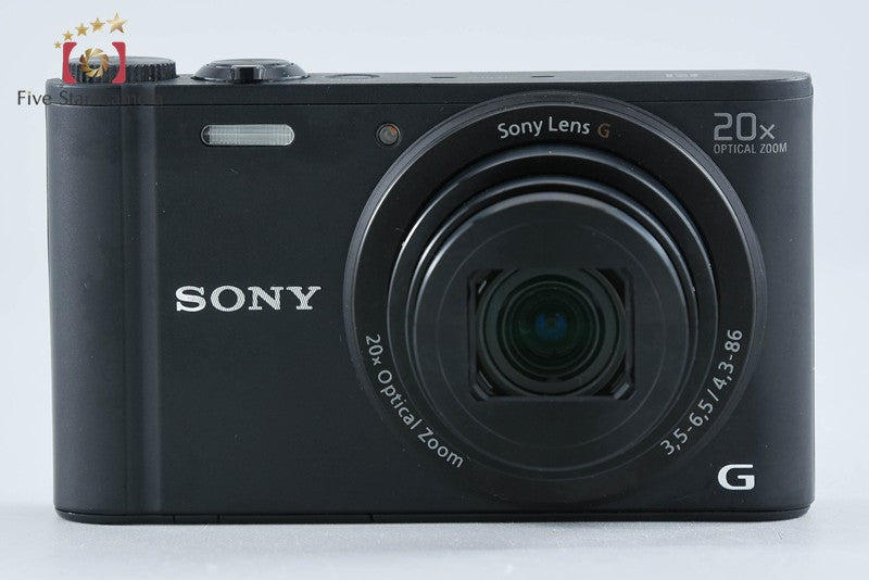 Sony Cyber-Shot DSC-WX350 Black 18.2 MP Digital Camera [Multiple Languages]