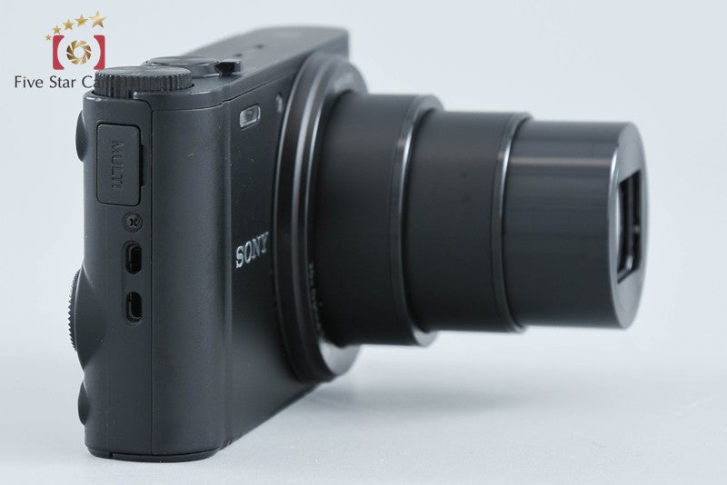 Sony Cyber-Shot DSC-WX350 Black 18.2 MP Digital Camera [Multiple Languages]