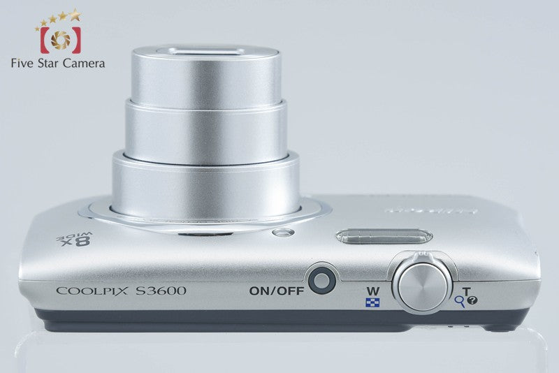 Nikon COOLPIX S3600 Crystal Silver 20.0 MP Digital Camera