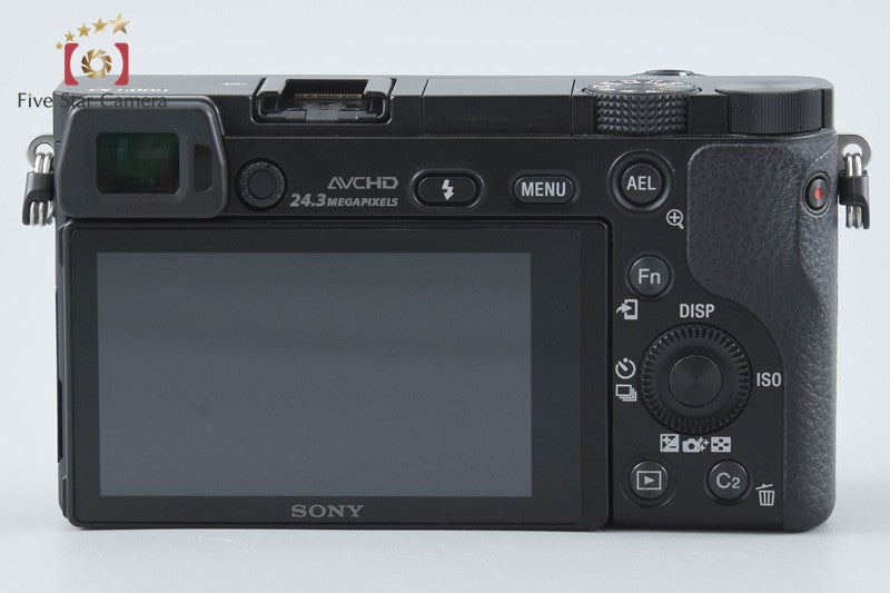 "Count 1,685" Sony α6000 ILCE-6000 Black 24.3 MP 16-50 Lens International Model
