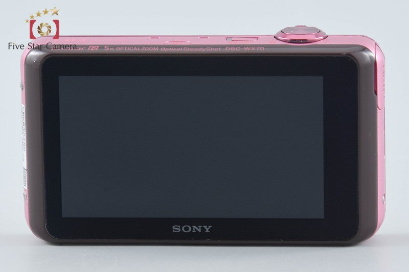Sony Cyber-shot DSC-WX70 Pink 16.2 MP Digital Camera [Japanese Language Only]