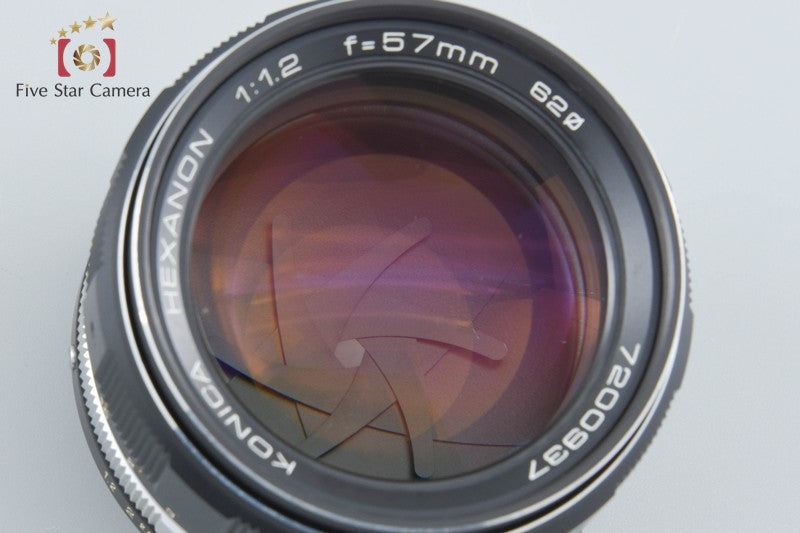 KONICA HEXANON 57mm f/1.2 EE AR Mount