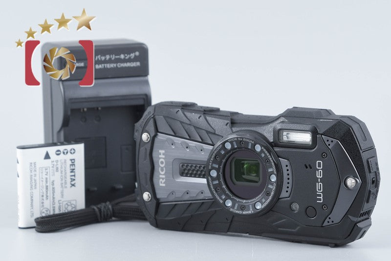 "Shutter count 471" Ricoh Pentax WG-60 Black 16.0 MP Waterproof Action Camera