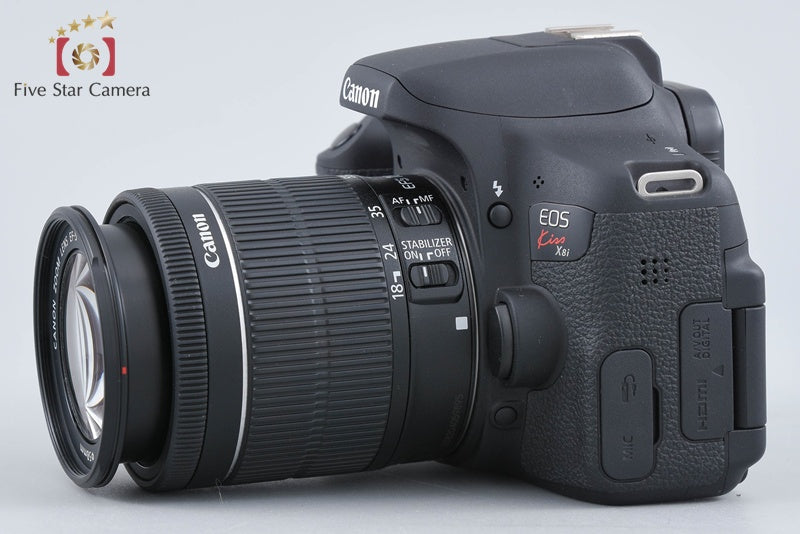 "Count 1,880" Canon EOS Kiss X8i / Rebel T6i / 750D 24.2 MP DSLR EF-S 18-55 Lens