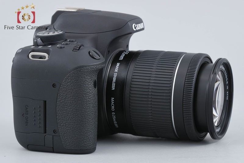 "Count 1,880" Canon EOS Kiss X8i / Rebel T6i / 750D 24.2 MP DSLR EF-S 18-55 Lens