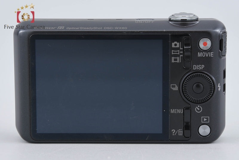 SONY Cyber-shot DSC-WX60 Black 16.2 MP Digital Camera [Japanese Language Only]