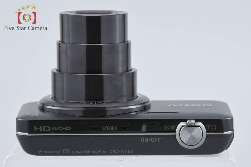SONY Cyber-shot DSC-WX60 Black 16.2 MP Digital Camera [Japanese Language Only]