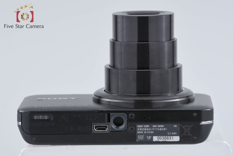 SONY Cyber-shot DSC-WX60 Black 16.2 MP Digital Camera [Japanese Language Only]