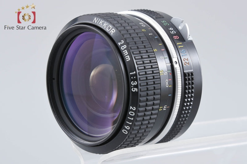 Nikon New NIKKOR 28mm f/3.5 Non Ai Lens