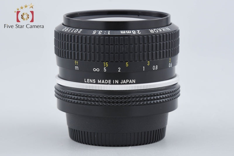 Nikon New NIKKOR 28mm f/3.5 Non Ai Lens