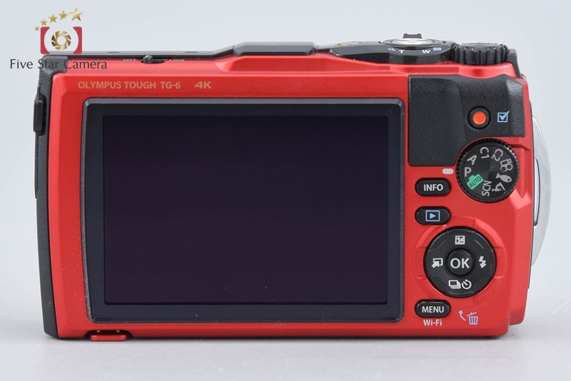 "Count 275" Olympus Tough TG-6 Red 12.0 MP 15m Waterproof Digital Camera