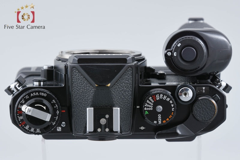 Nikon FE2 Black 35mm SLR Film Camera Body w/ MF-16 Data Back
