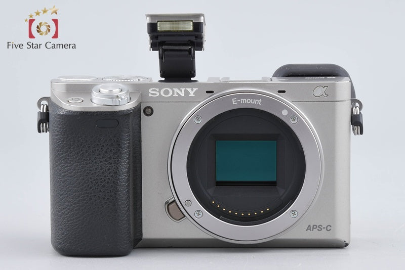 Sony Alpha α6000 ILCE-6000 Silver 24.3 MP 16-50 Lens [Multiple Languages]