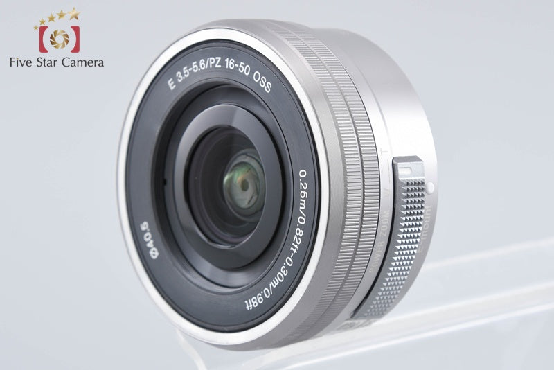 Sony Alpha α6000 ILCE-6000 Silver 24.3 MP 16-50 Lens [Multiple Languages]