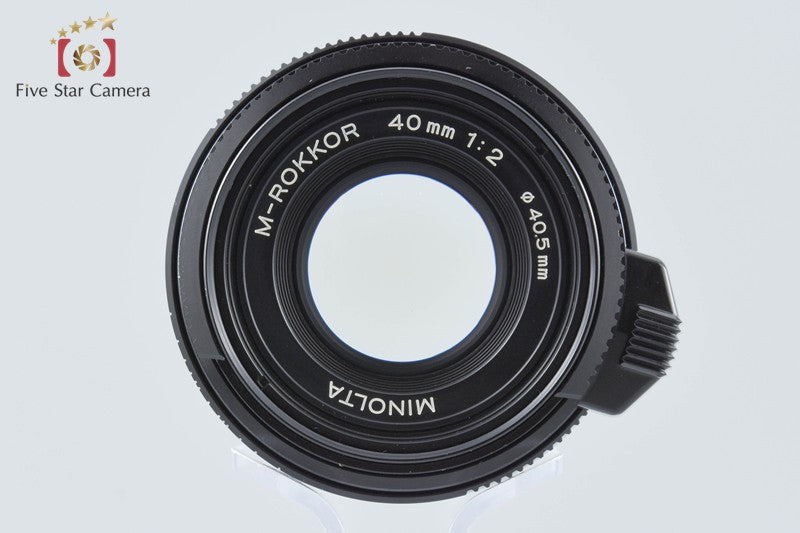 MINOLTA M-ROKKOR 40mm f/2 Leica M Mount Lens